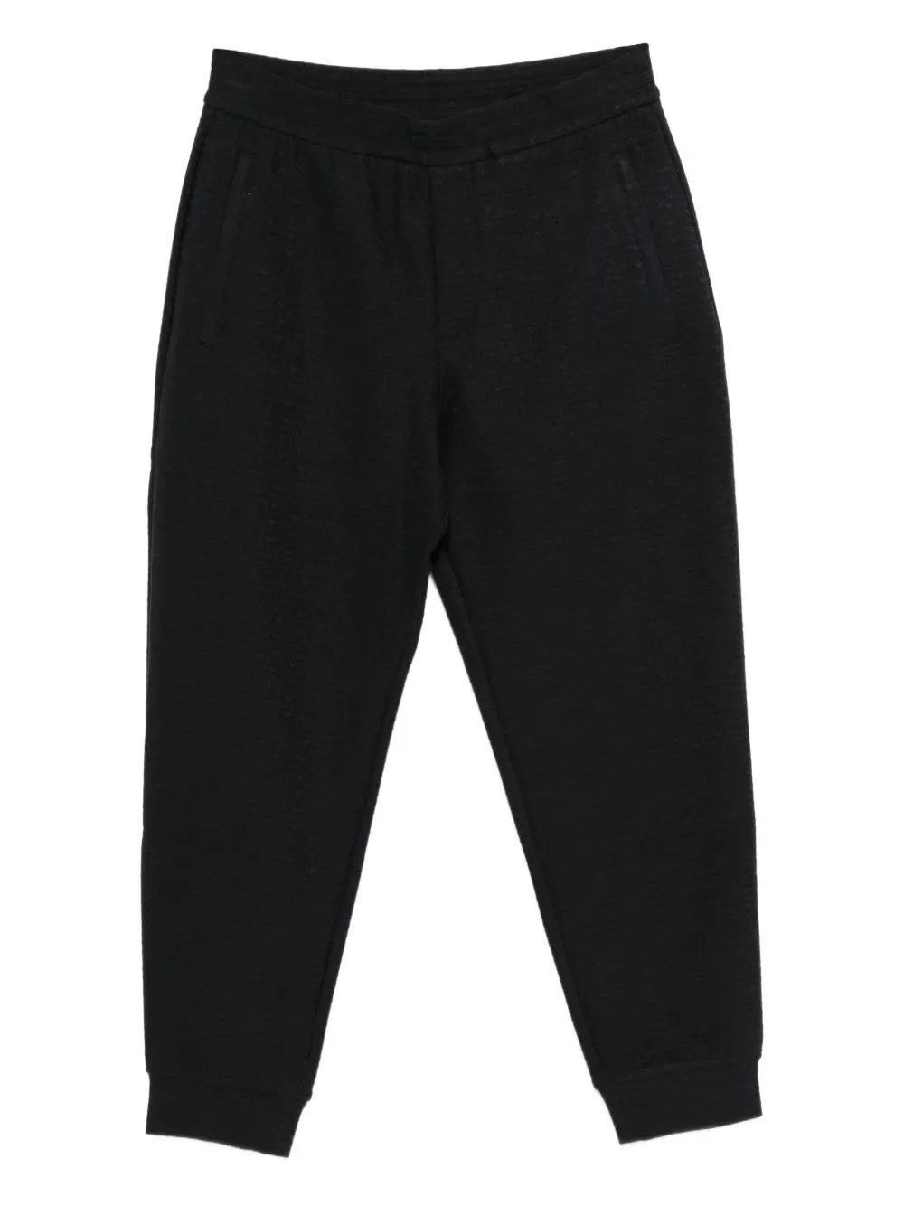 Спортивные брюки с тиснением EMPORIO ARMANI, синий