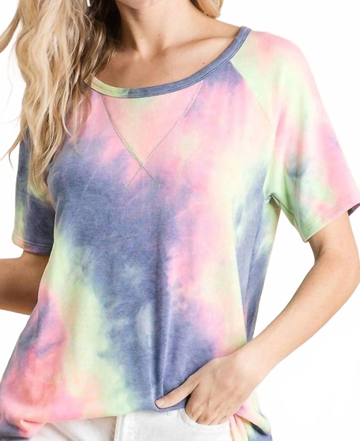 

Топ Juno с эффектом тай-дай в цвете уголь BiBi, Charcoal