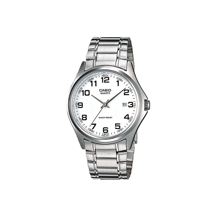 

CASIO Часы Men Standard Series White Watch MTP-1183A-7B, White Dial Silver Strap
