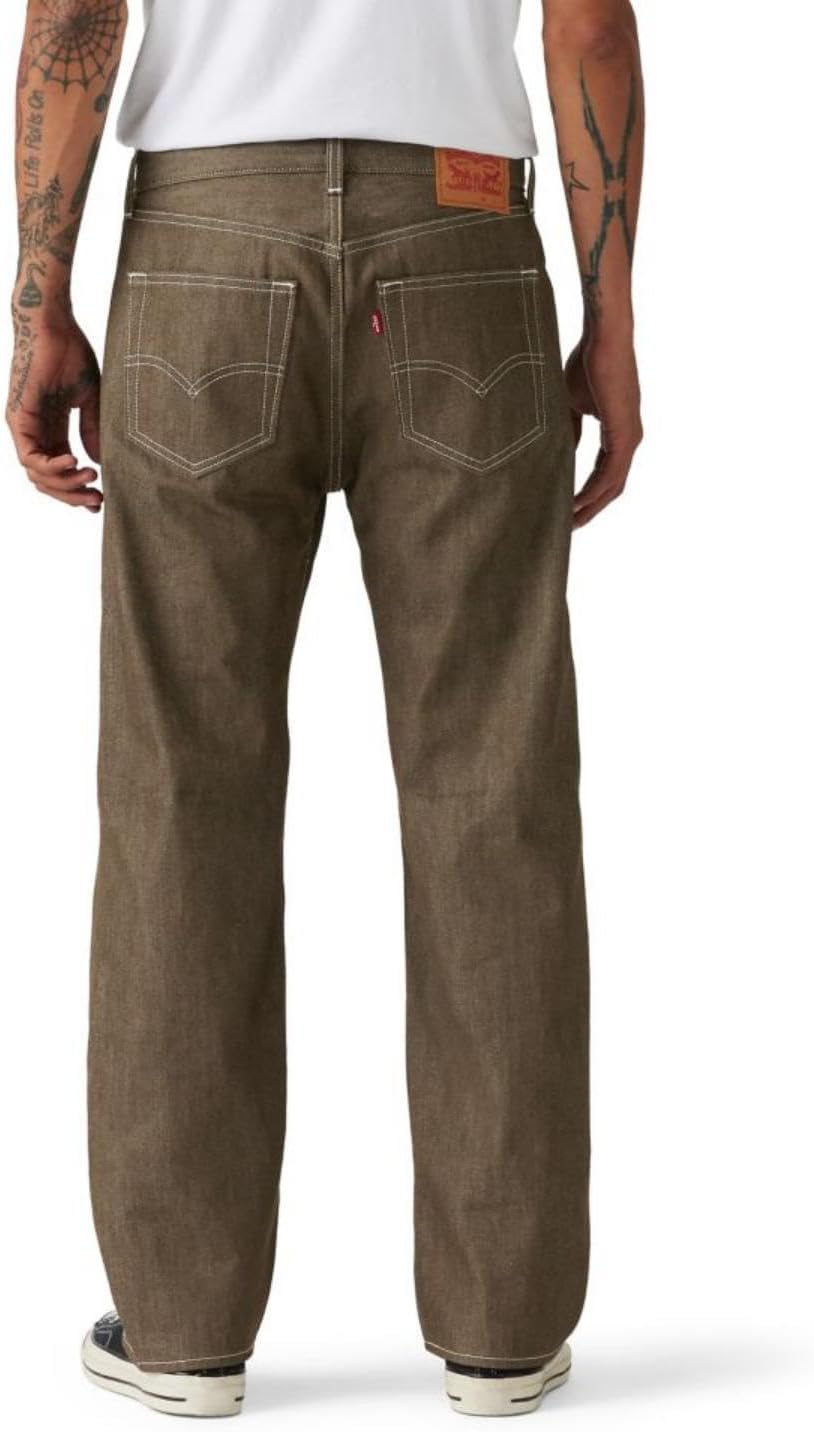 Мужские джинсы Levi's 501 Original Fit (также доступны в размерах Big и Tall), темно-коричневый — фото 3