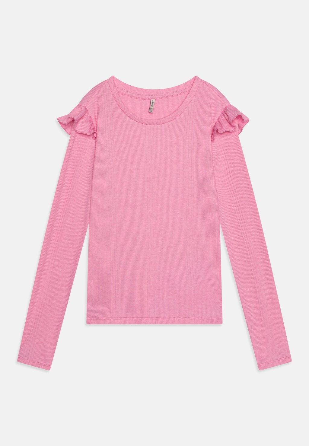 

Футболка с длинным рукавом Kogsilja Frill Kids ONLY, цвет begonia pink