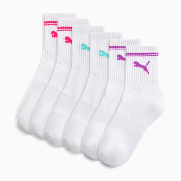 

Носки полумахровые низкие для больших детей (3 пары) Puma, мультиколор