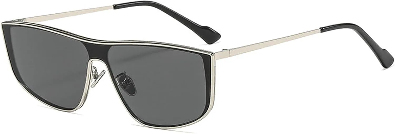 

Солнцезащитные очки-пилот в стиле ретро от Helena для женщин и мужчин, дизайнерская металлическая оправа, черные солнцезащитные очки-щитки, винтажные женские очки, C3