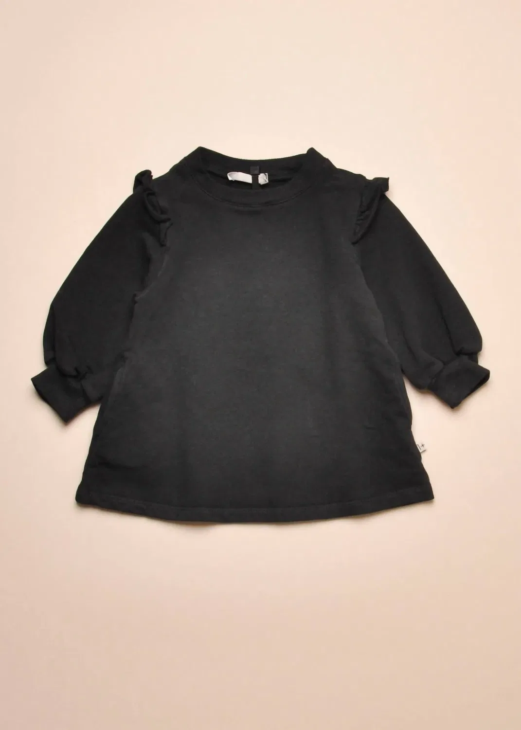 One More In the Family Kid's Raquel Sweatdress In Anthracite