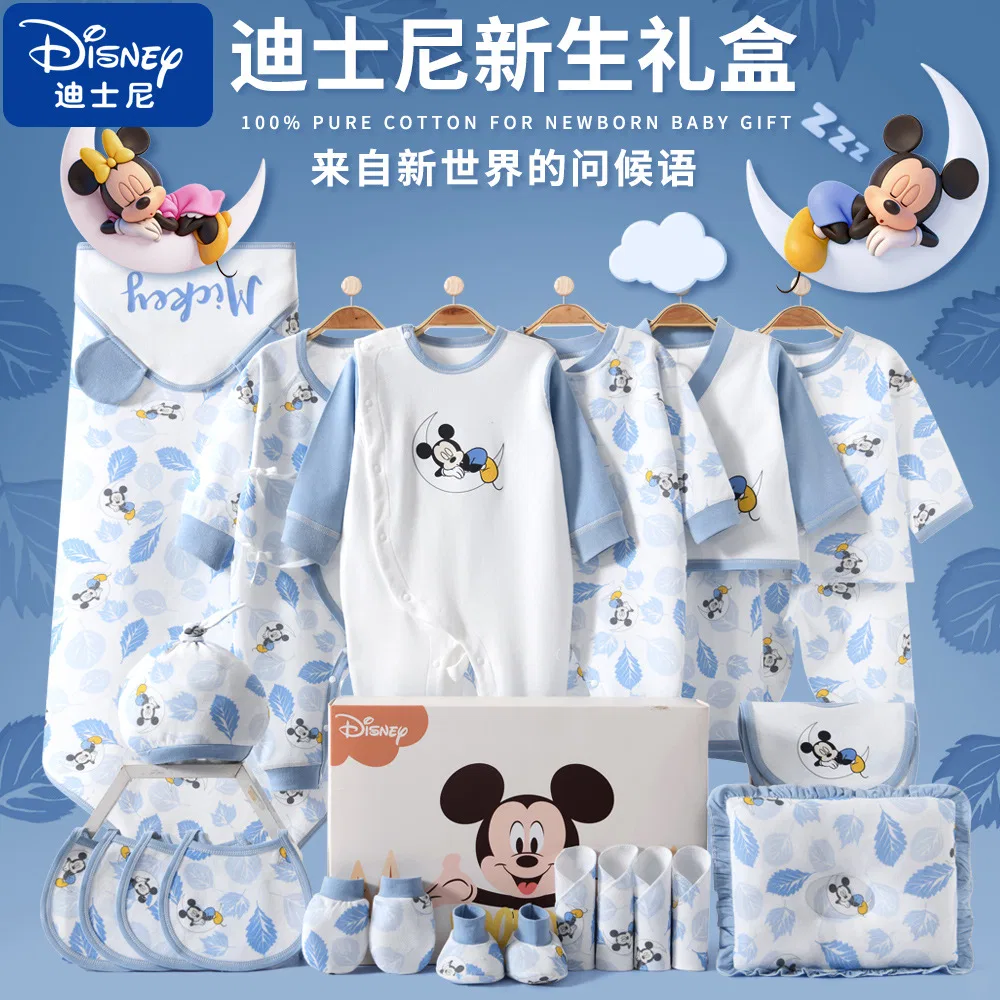 Детский подарочный набор Disney Микки Маус синий 19 предметов — фото 4