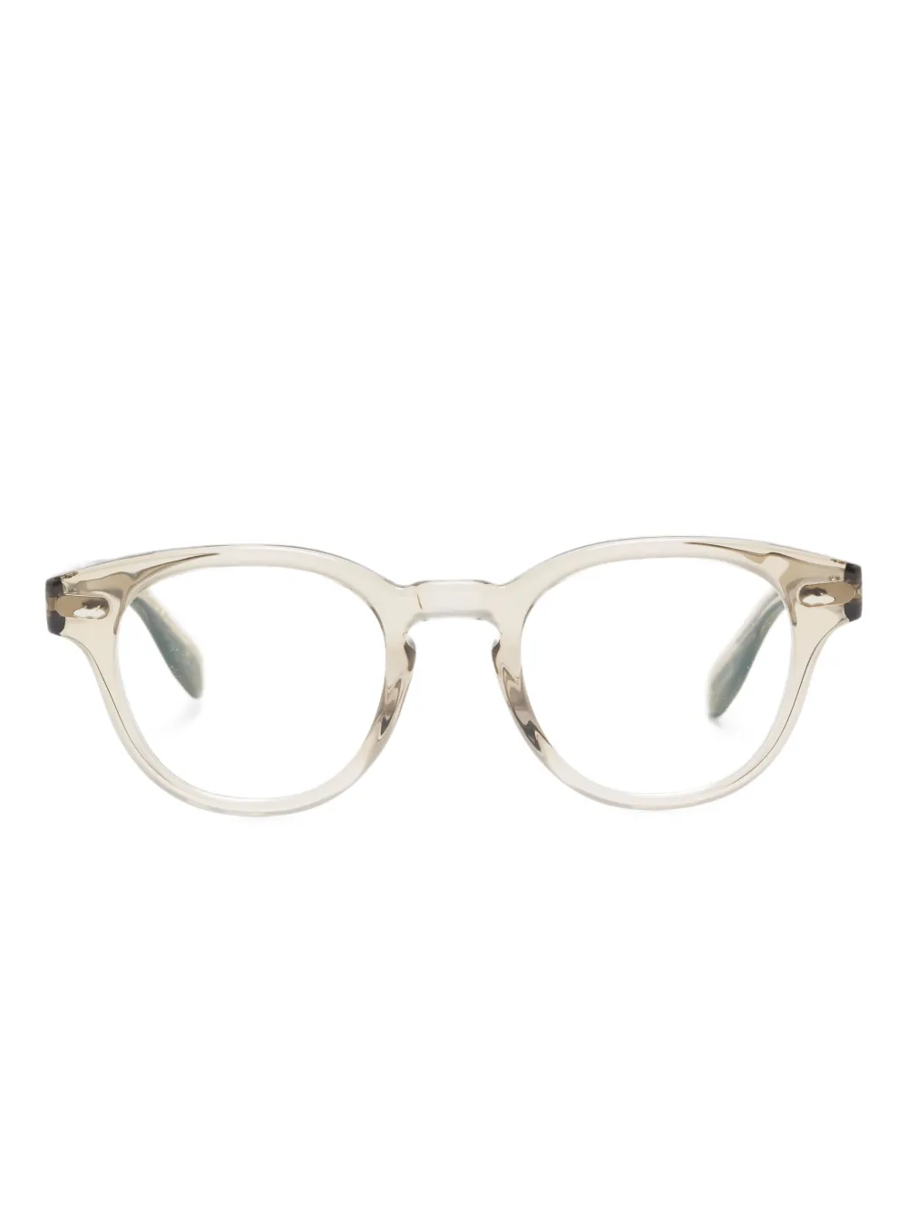 

Очки в круглой оправе Oliver Peoples, серый