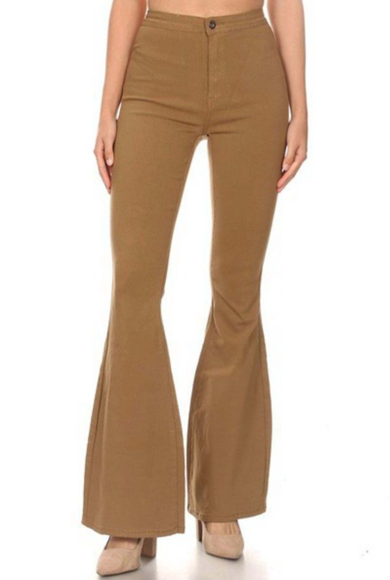 

Джинсы Disco Bell Bottom с высокой талией цвета мокко JC & JQ Jeans, цвет mocha