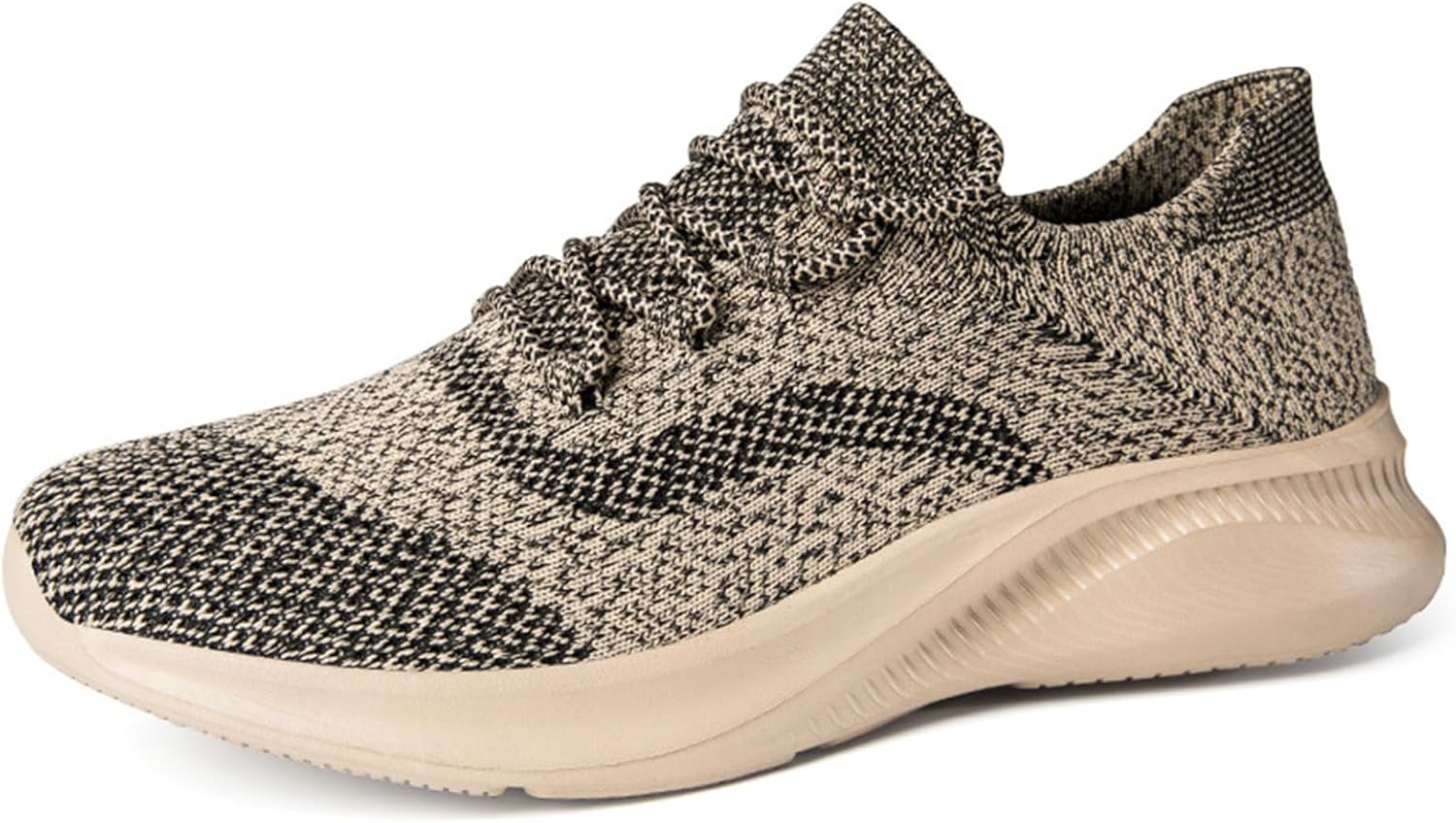 

Мужские вязаные сетчатые модные кроссовки с поддержкой свода стопы, дышащие, мягкая платформа, не скользят, ортопедические, для ходьбы, спорта, вождения, на улицу, для ежедневных поездок и работы Oxngdmdm, белый