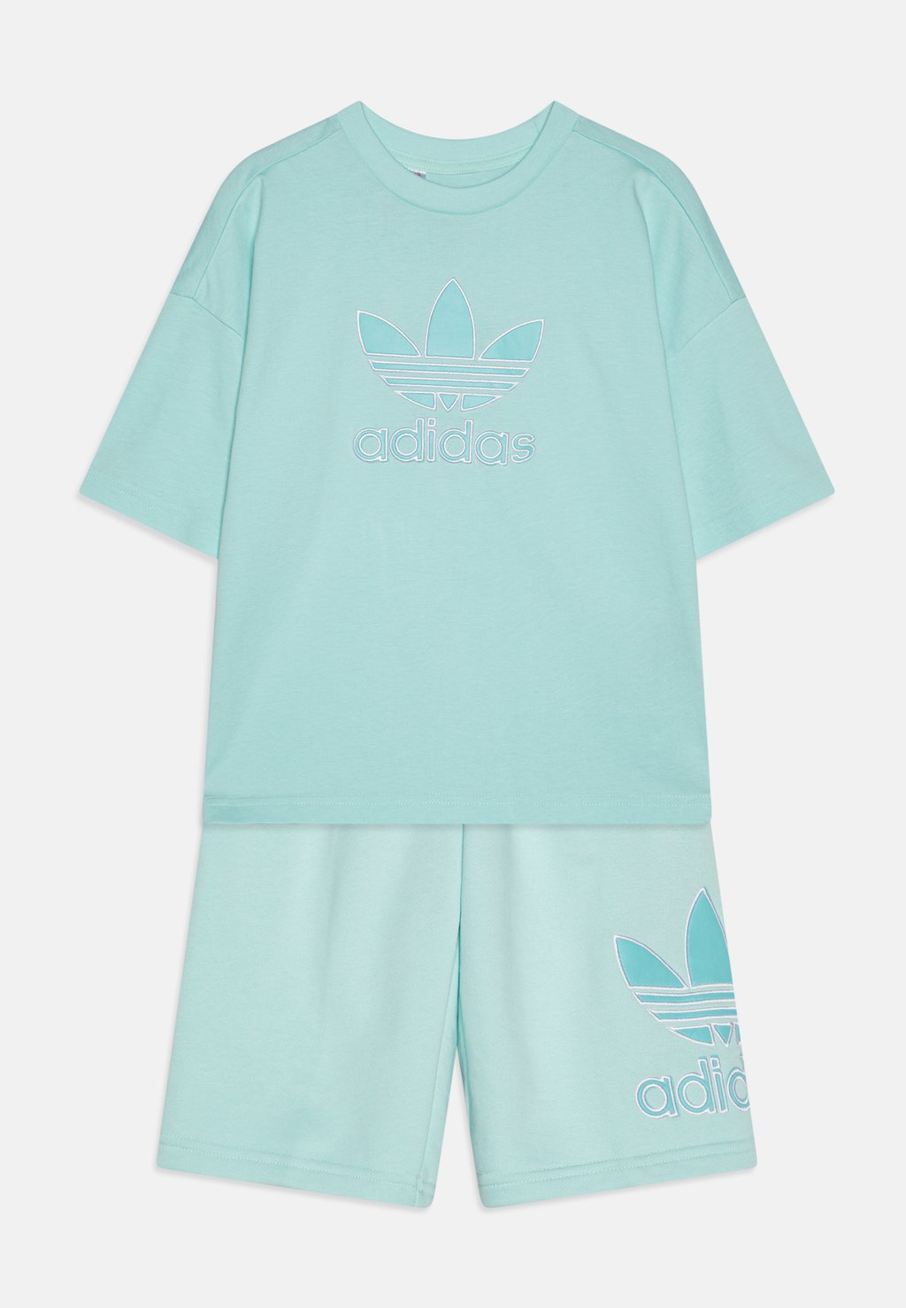

Шорты TEE KIDS UNISEX SET adidas Originals, бирюзовый