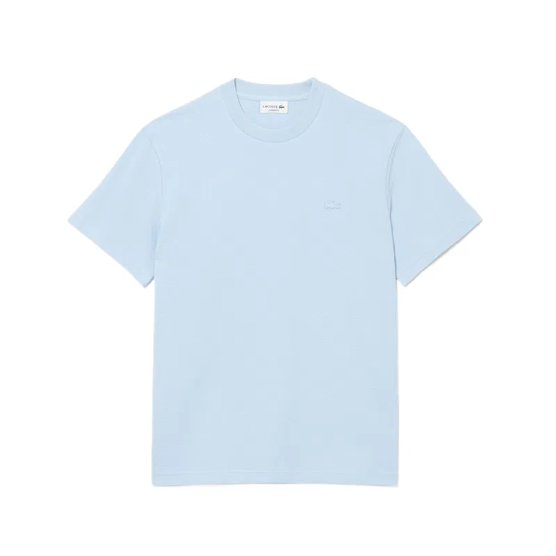 Футболка с вышитым логотипом LACOSTE, Denim Blue