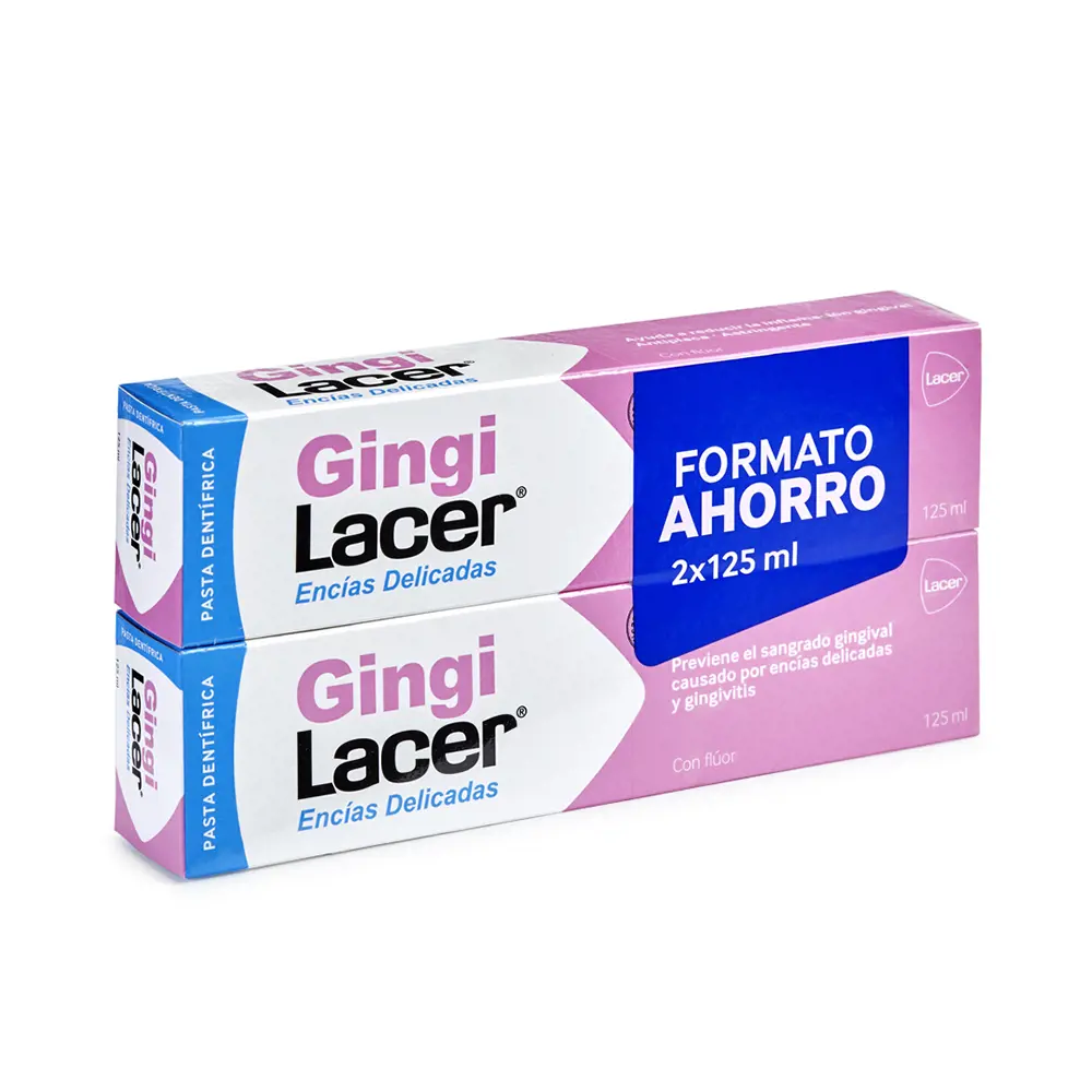 

Зубная паста Gingilacer pasta dentífrica pack Lacer, 2 x 125 мл.