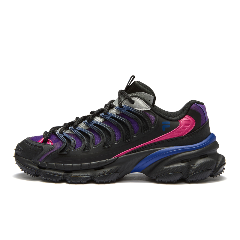 

Кроссовки FILA FUSION BRACKET Lifestyle Shoes Men Low-top Black/purple, фиолетовый