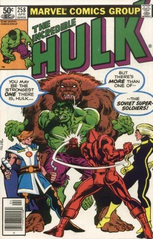

Incredible Hulk #258 "1st Appearance of Professor Phobos & Ursa Major- Red Guardian Appearance " (MARVEL COMICS)