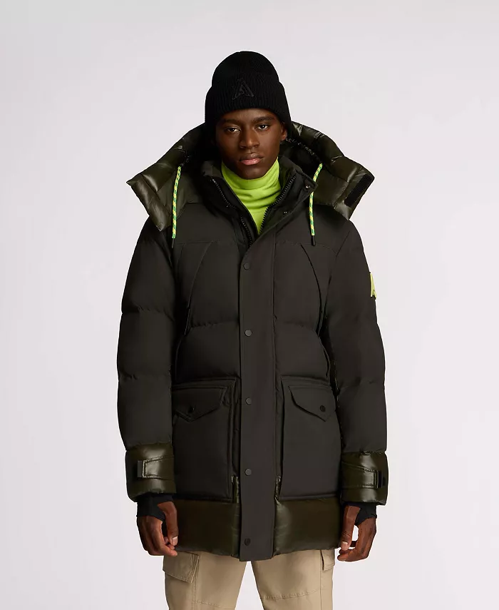 

Парка Verenfeld Heavyweight Puff Parka со съемным капюшоном Alpenhaus, зеленый