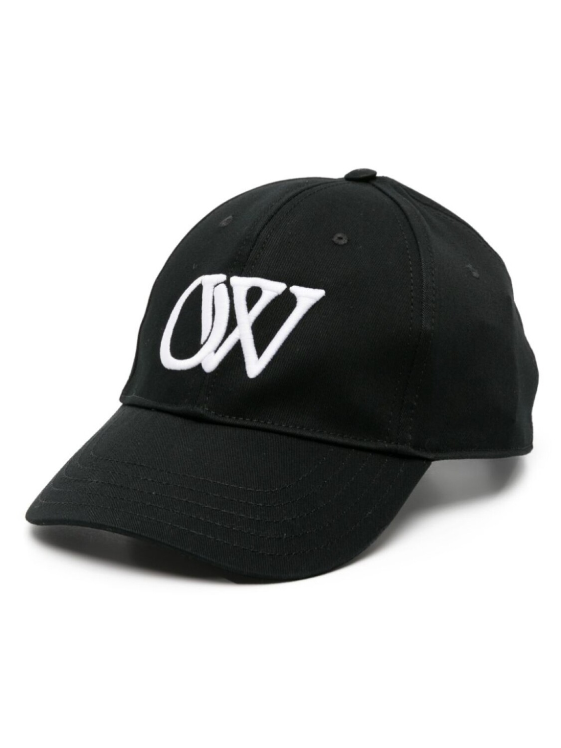 

Off-White бейсболка с вышитым логотипом, черный