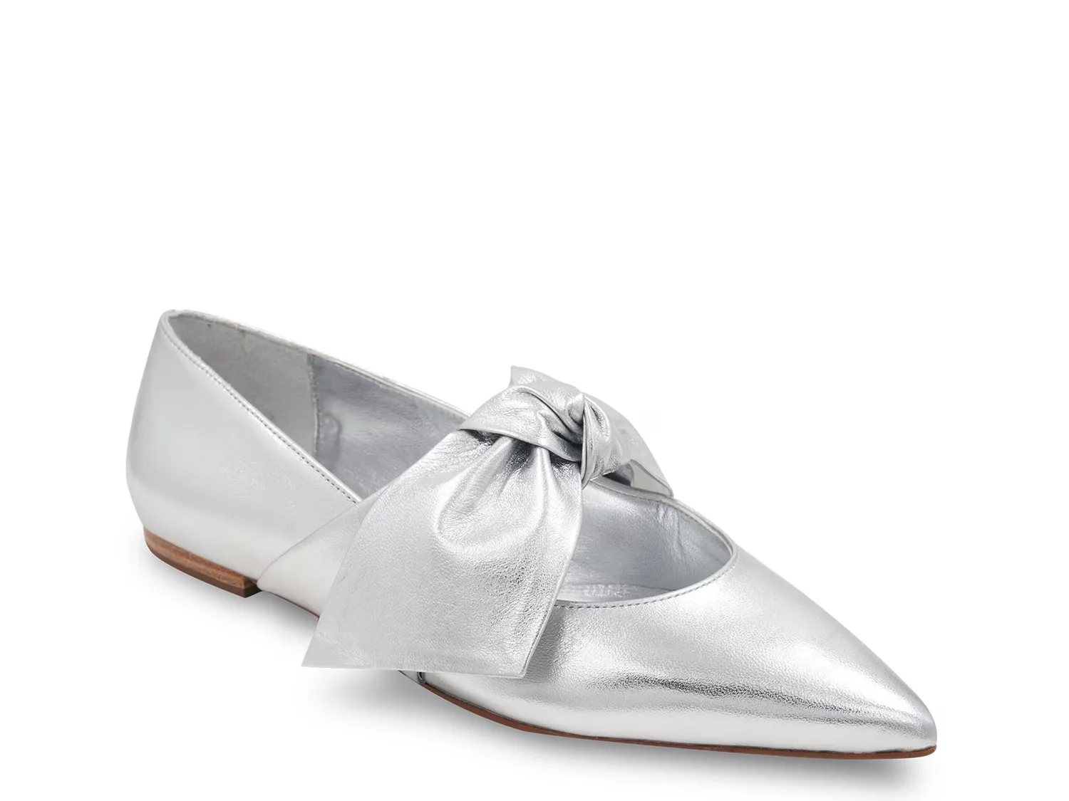 

Балетки Prely Flat Bcbgmaxazria, серебряный/металлик