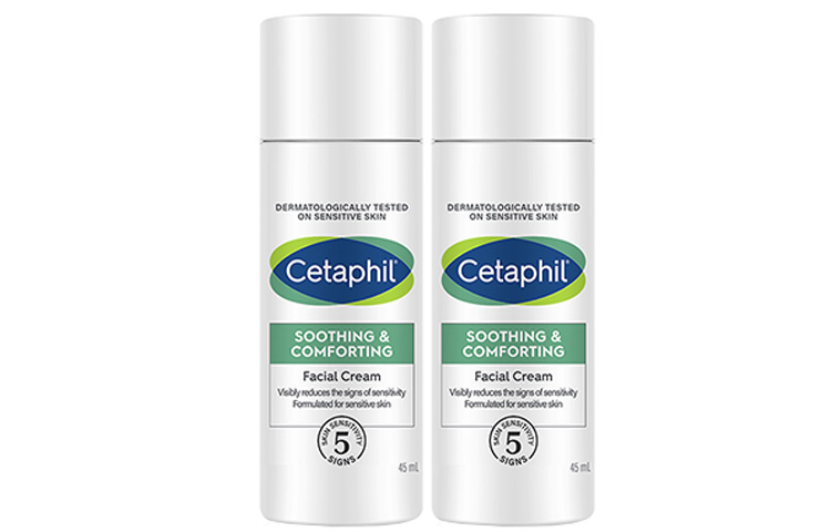 

Крем-лосьон 4D для лица успокаивающий увлажняющий для жирной и сухой кожи со смешанными характеристиками 45мл/45мл*2 Cetaphil