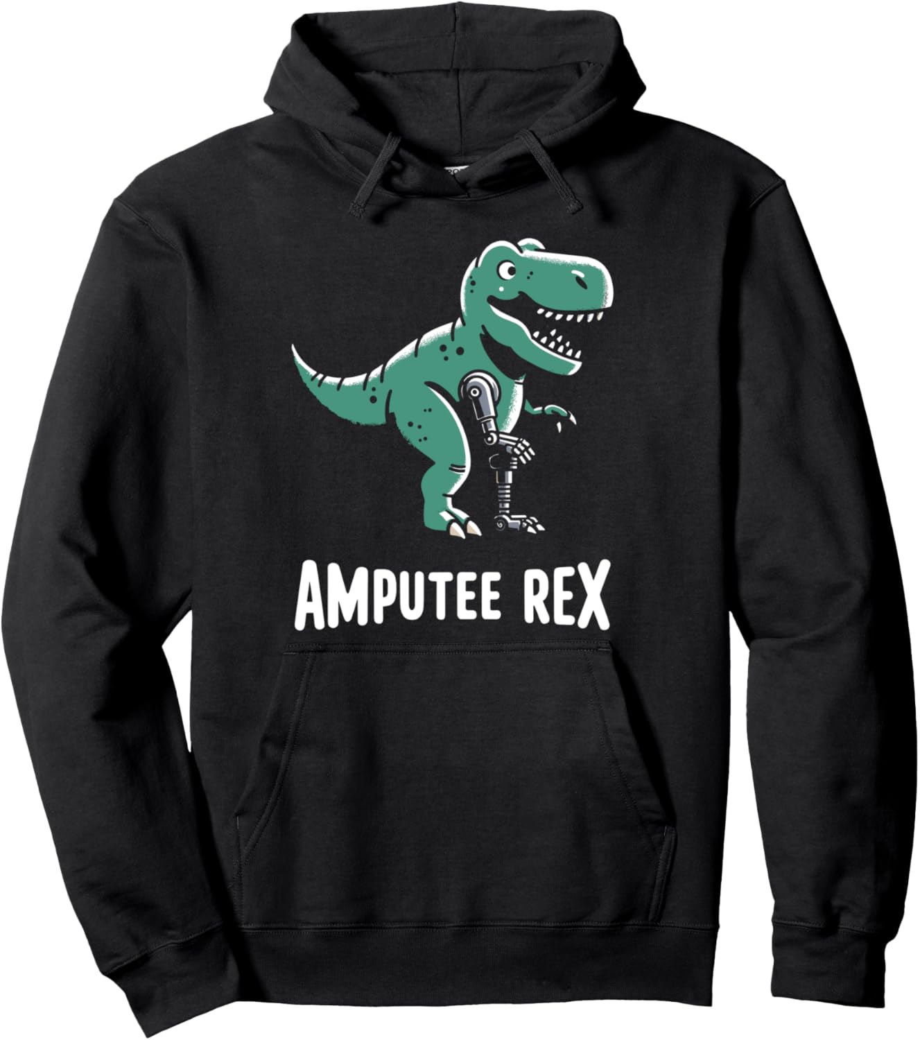 

Толстовка с изображением протеза ноги тираннозавра Рекса (Amputee Rex Tyrannosaurus Rex Prosthetic Leg Handip Hoodie) Leg Amputee Amputation Prosthetic T-Rex, черный