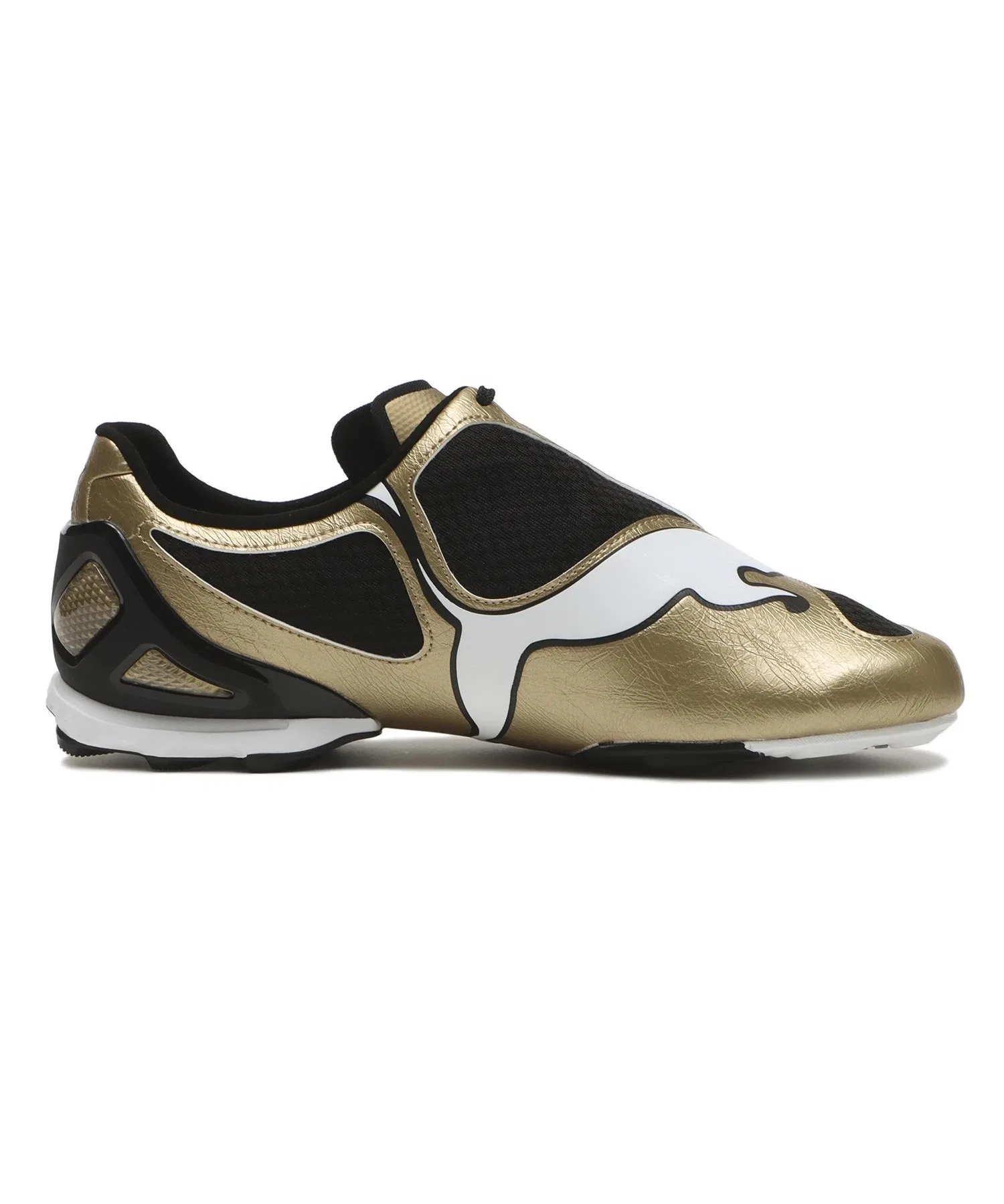 Унисекс кроссовки PUMA V-S1 METALLIC золотистые — фото 2