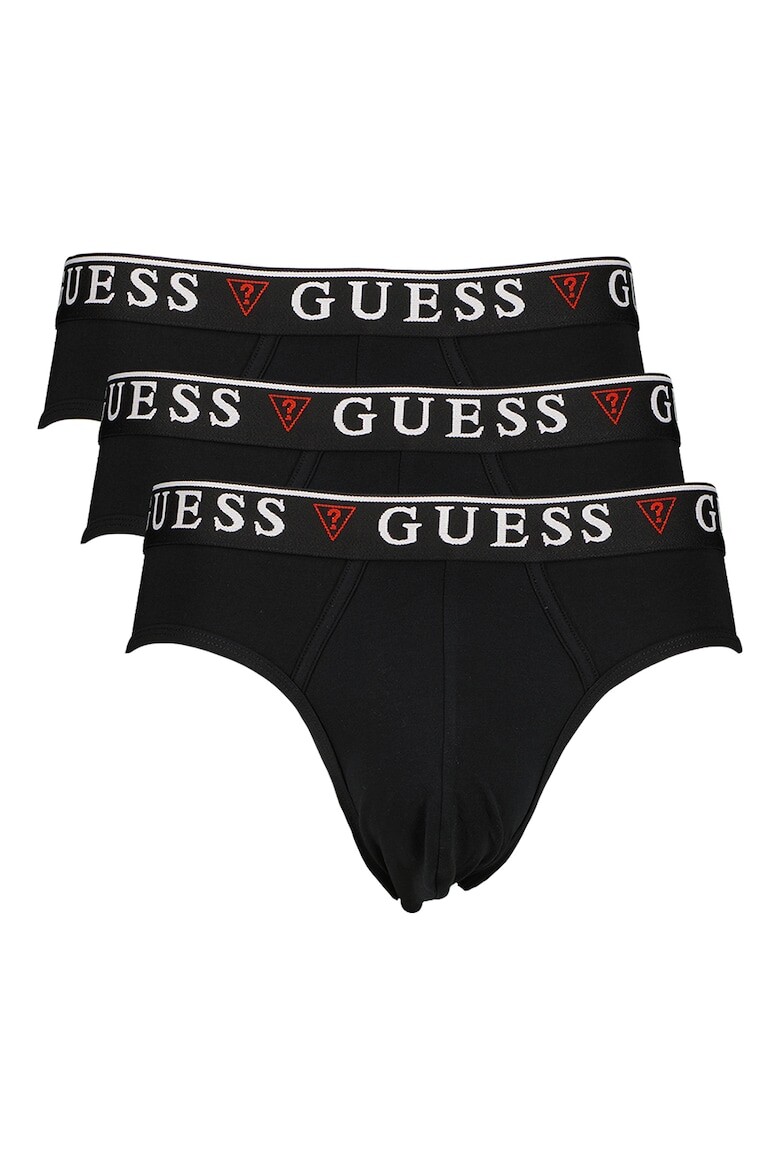 

Трусики с логотипом на талии - 3 пары Guess, красный