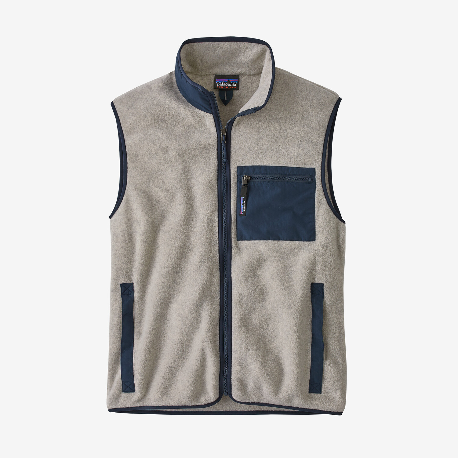 

Мужской флисовый жилет Synchilla Patagonia, цвет Oatmeal Heather