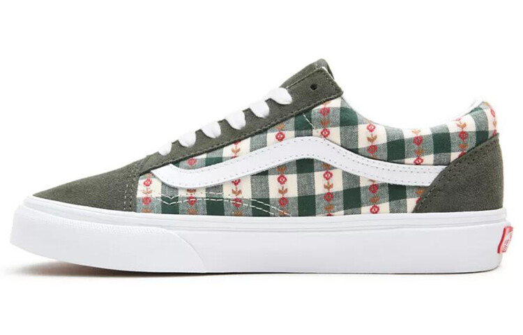 

Кроссовки Vans Old Skool 'WhiteGreen Plaid'