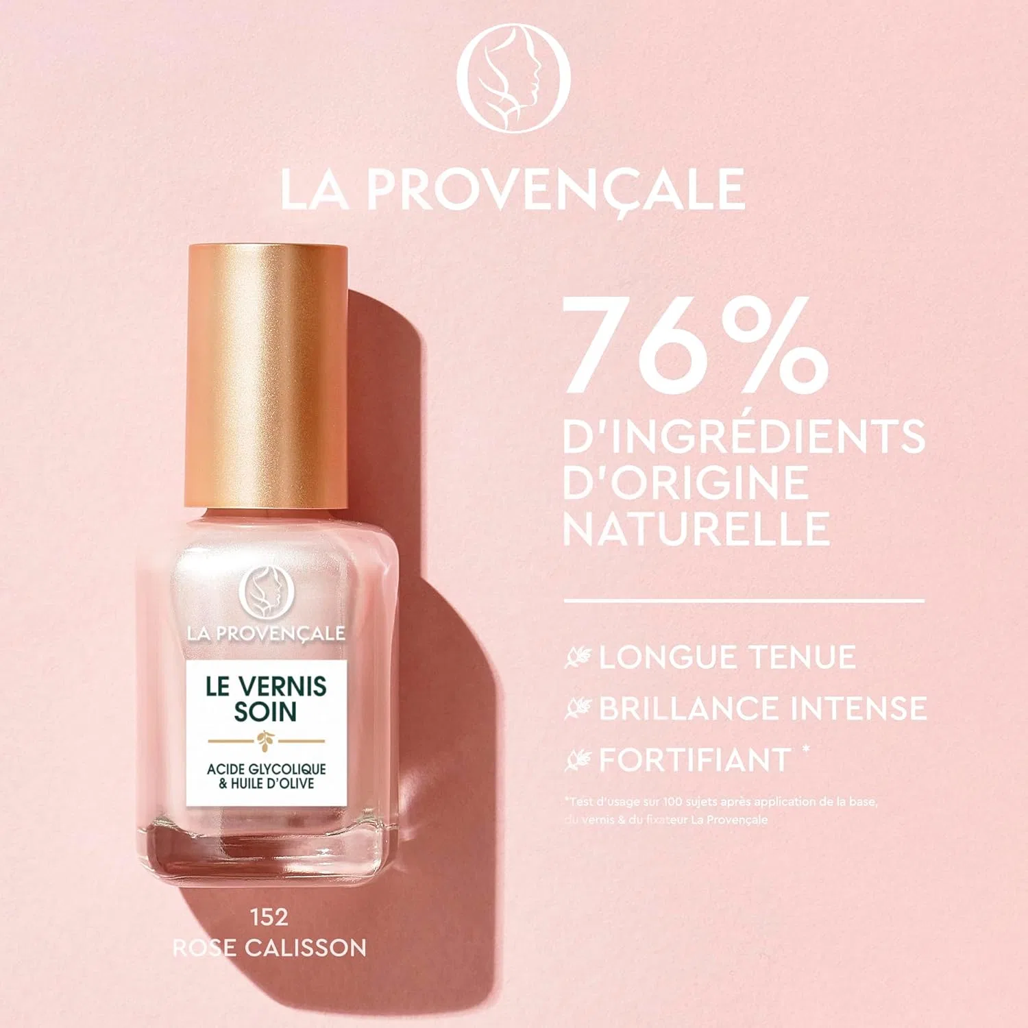 Стойкий лак для ногтей «Le Vernis Solaire» от La Provençale Maquillage La Provençale, Calisson Rose (152) — фото 4
