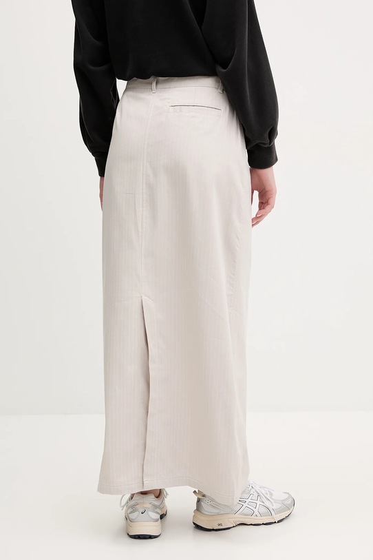 Хлопковая юбка макси AOP MAXI SKIRT Adidas Originals, бежевый — фото 3
