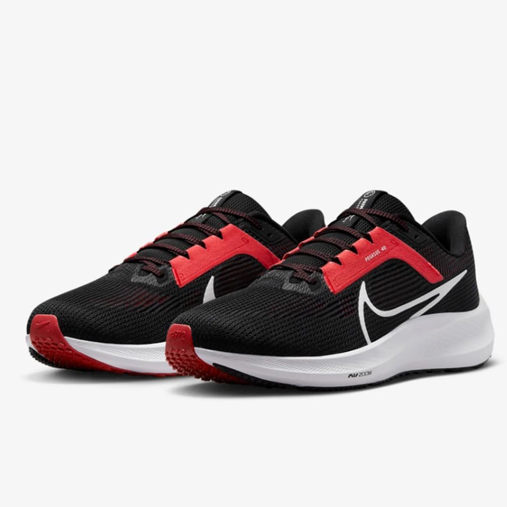 Кроссовки Nike Mens Stroke, белый/черный/красный — фото 2