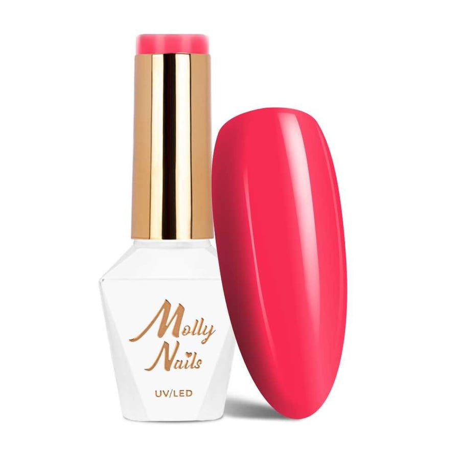 

Molly Nails Flamingo Pink Escape HEMA/Di-HEMA Free 8 г № 146 Гибридный лак для ногтей