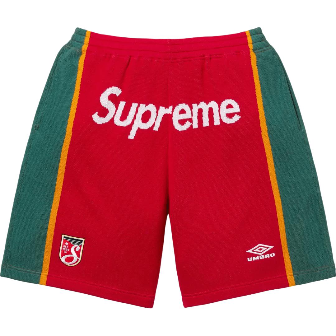Умбро x умбро совместные футбольные шорты унисекс Supreme, синий — фото 3