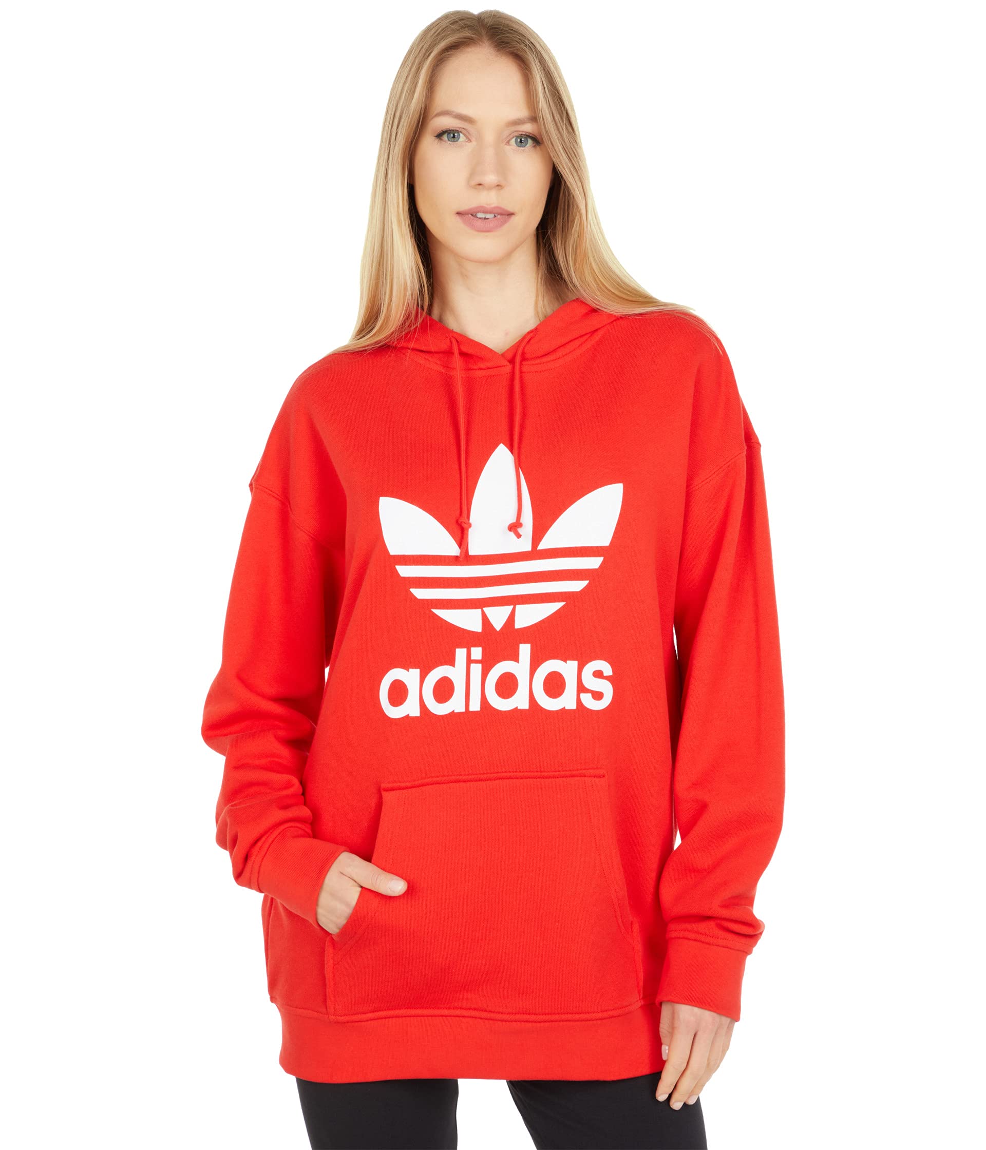

Худи Adidas Originals Trefoil Hoodie, красный