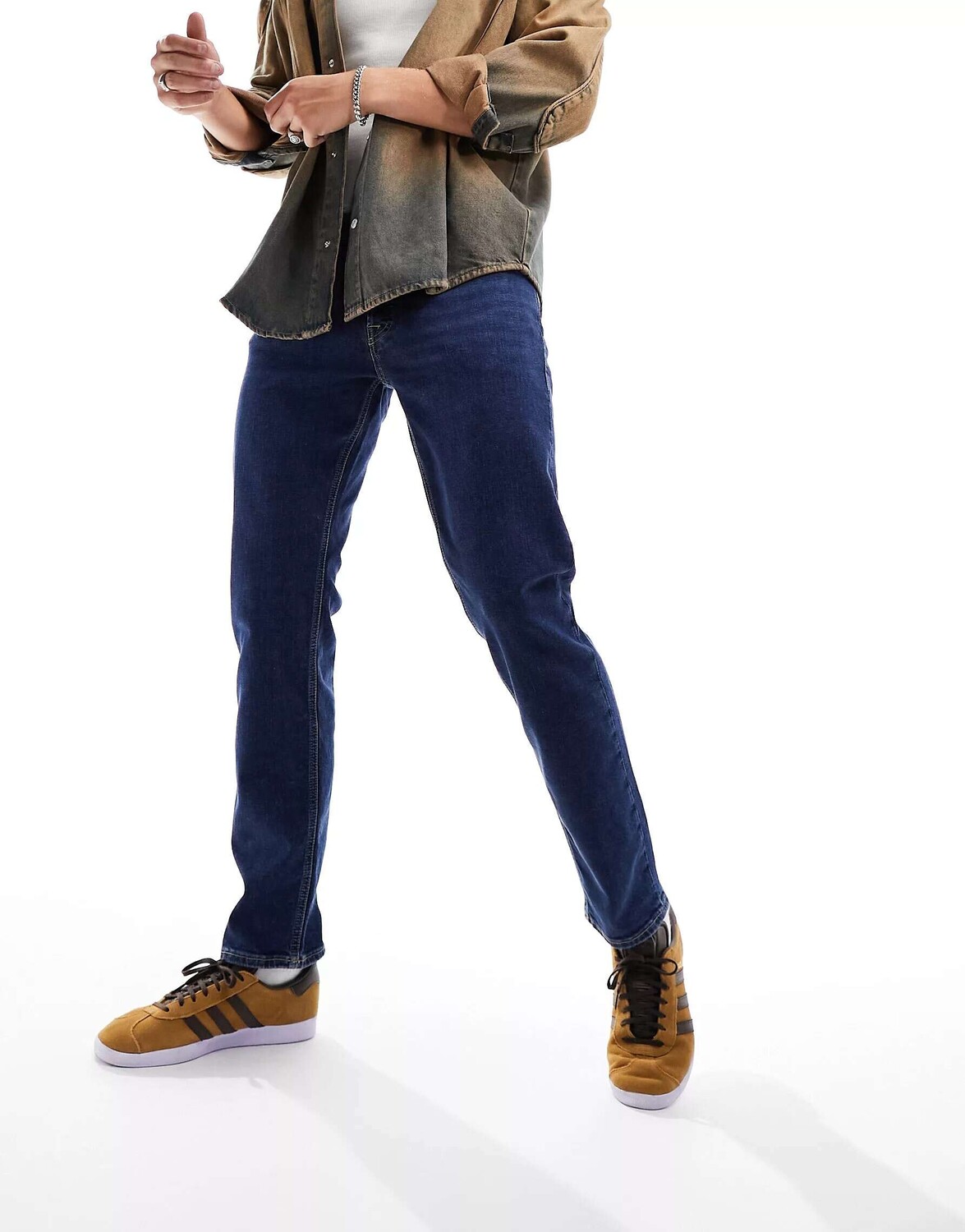 

Синие зауженные джинсы Jack & Jones Essentials Mike