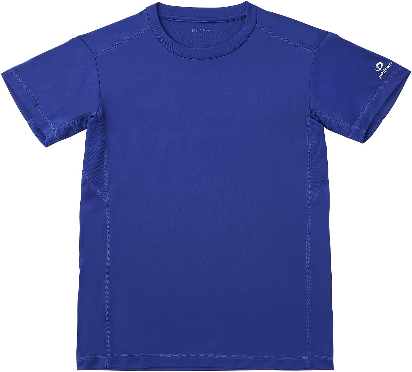 

Футболка Phiten RAKU, с коротким рукавом, однотонная, унисекс, синий