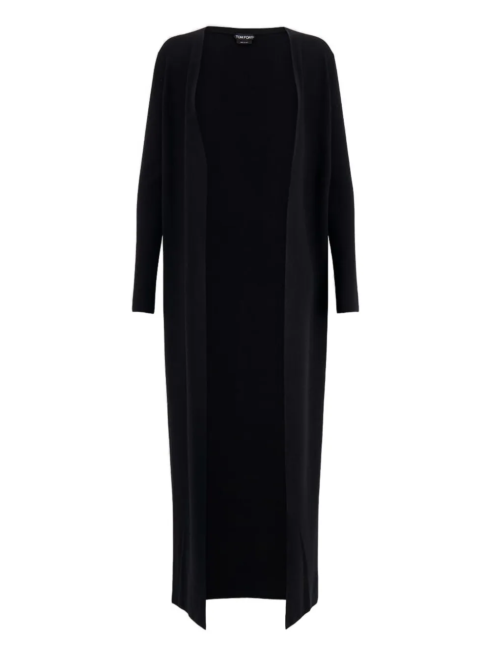 

Длинный кардиган с открытым передом TOM FORD, черный