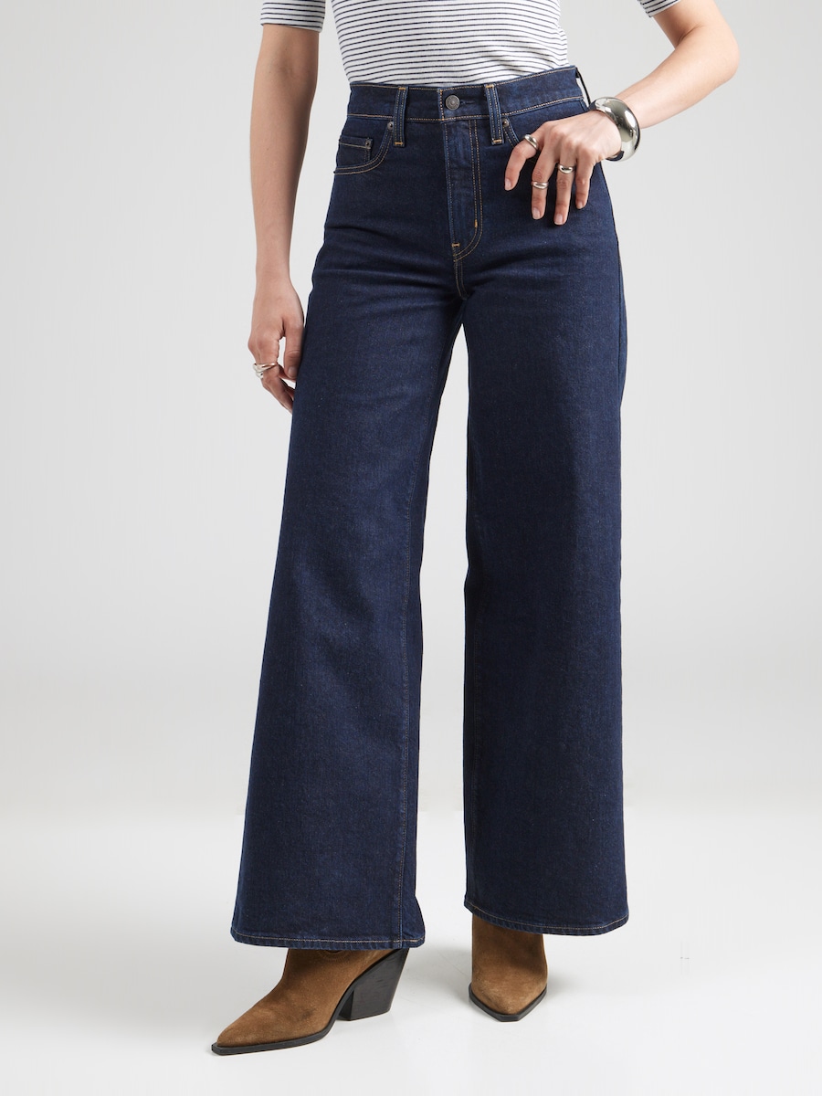 Джинсы с широкими штанинами LEVI'S  728 High Rise Wide Leg, темно-синий — фото 3