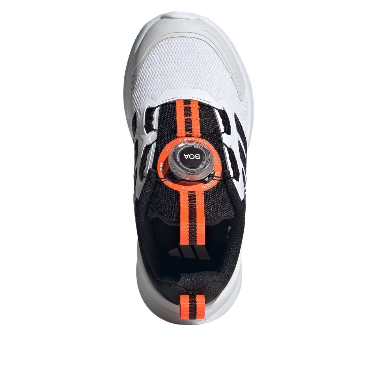 (PS) Adidas Fortarun 4.0 'White Black Impact Orange' — фото 2