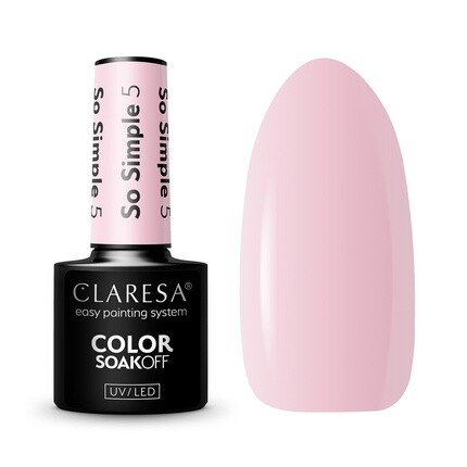 

Гибридный лак для ногтей So Simple № 5 5 г Claresa
