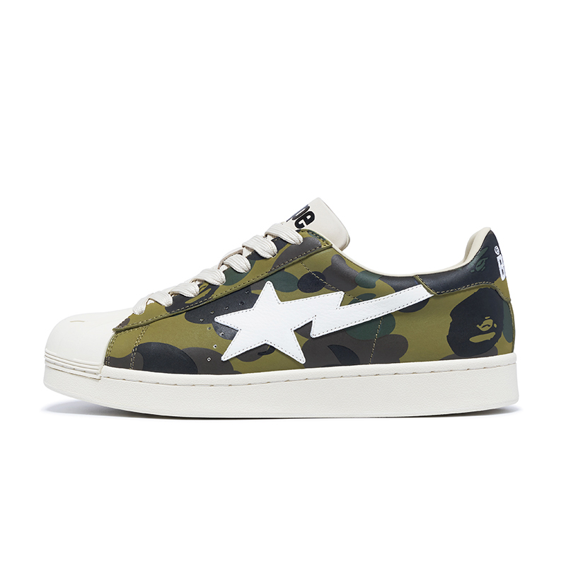 

Кроссовки A BATHING APE Skull Skateboarding Shoes Women's Low-top, желтый