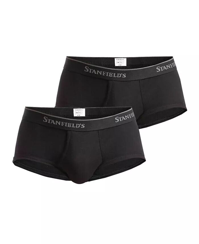 

Трусы мужские Supreme Cotton Blend Regular Rise, упаковка из 2 шт Stanfield's, черный