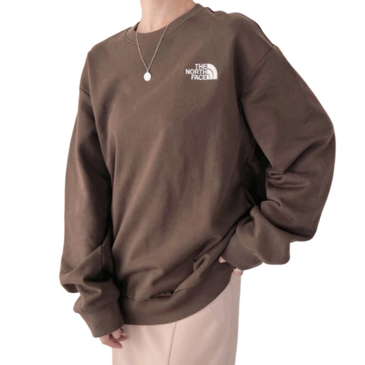 

Свитер унисекс коричневый THE NORTH FACE