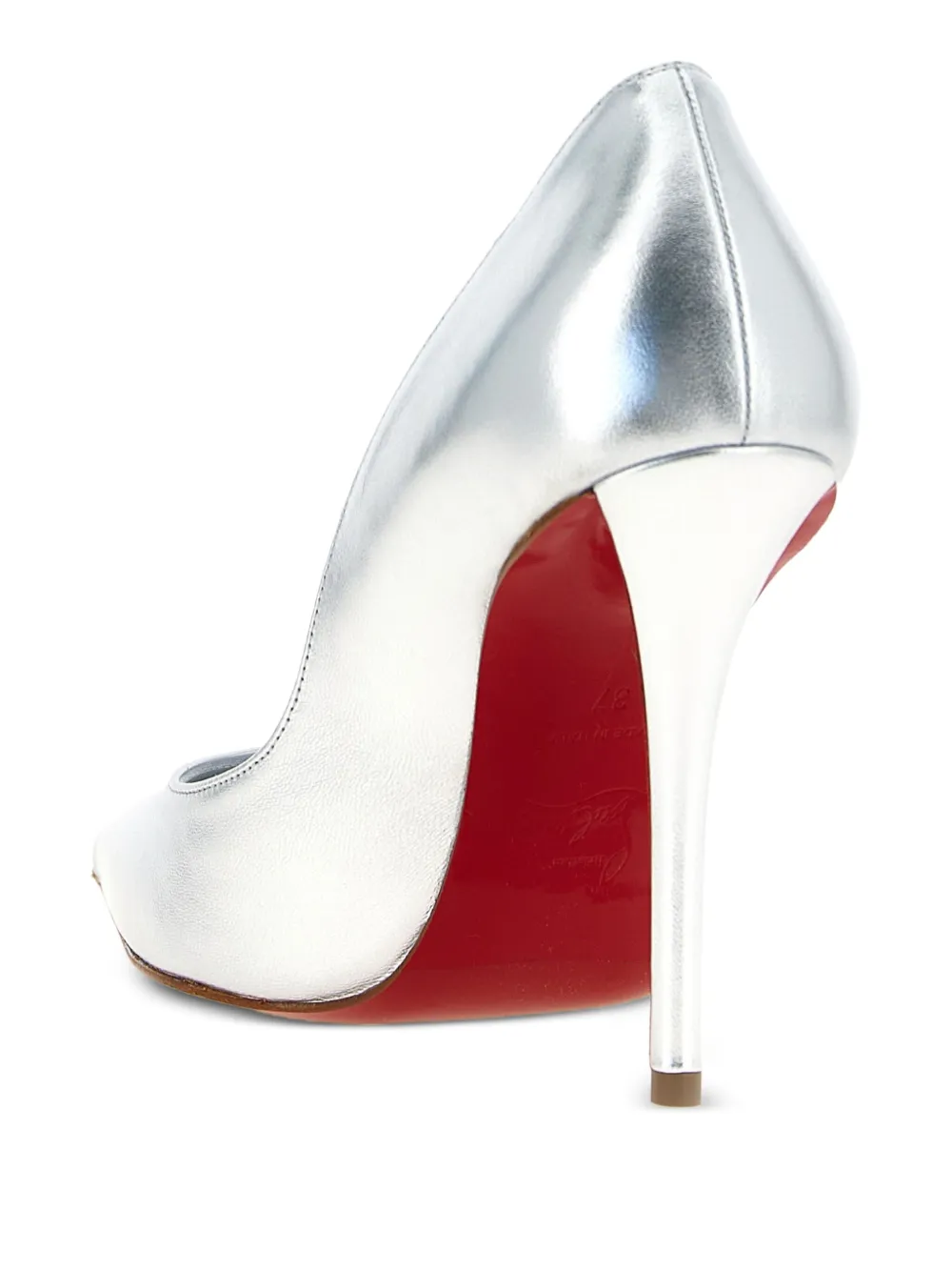 Туфли Miss Z 100 Christian Louboutin, серебяный — фото 4