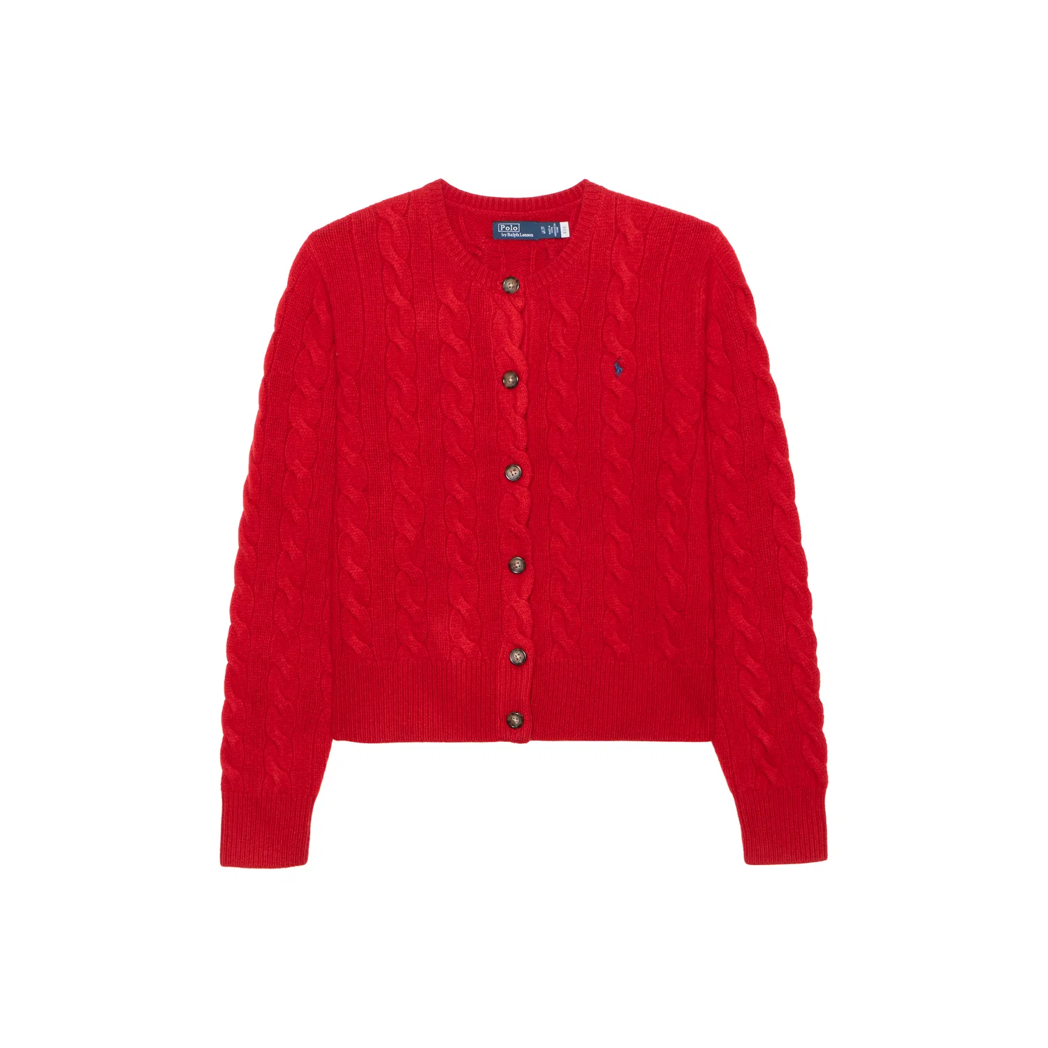 Кардиган Polo Pony с косичками Polo Ralph Lauren, Red