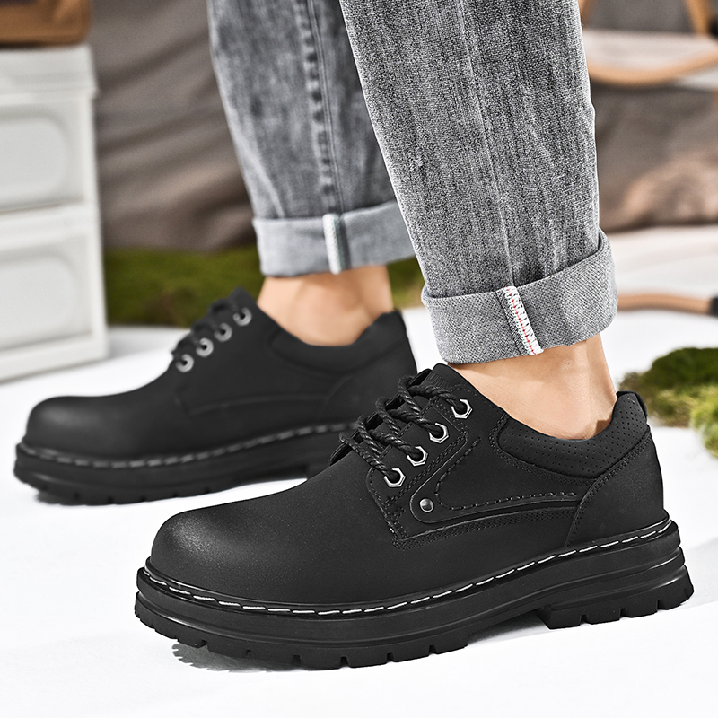 Dunnu Мужские повседневные кроссовки Low Top черные, цвет Black — фото 3