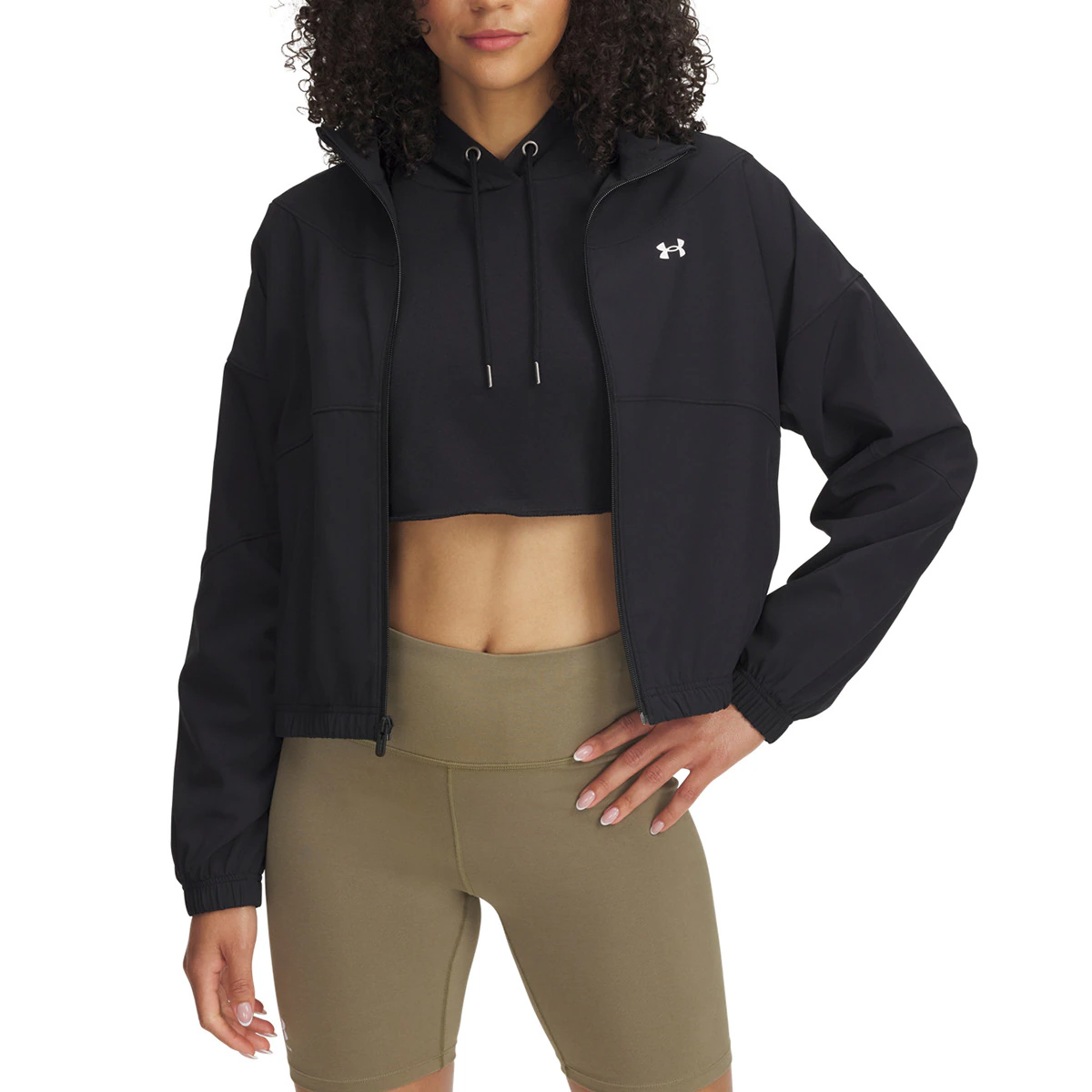 

UA Rival Тканая куртка Under Armour женская куртка, чёрный