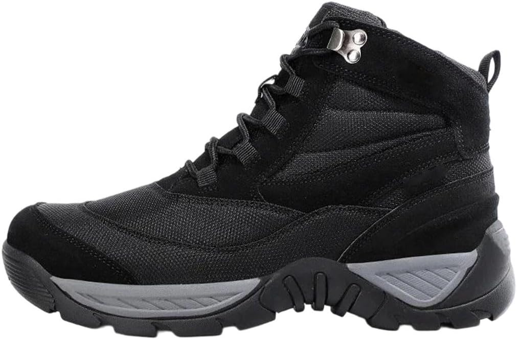 

Мужские водонепроницаемые ботинки для восхождений, противоскользящие, повседневные ботинки для походов на щиколотку Generic, черный