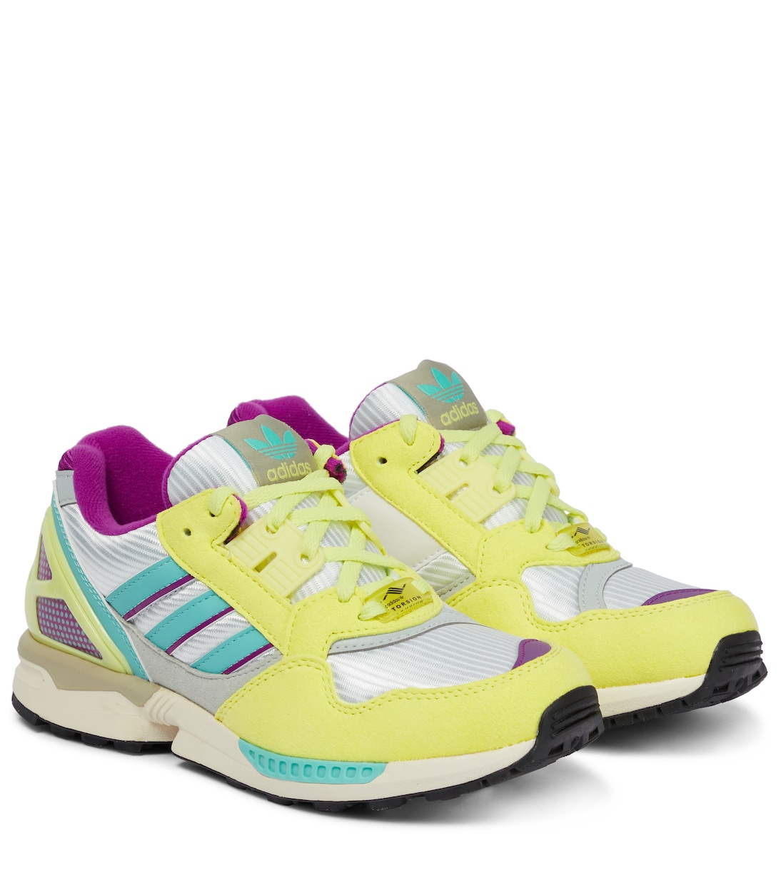 Кроссовки с сетчатыми вставками Adidas, Citrus