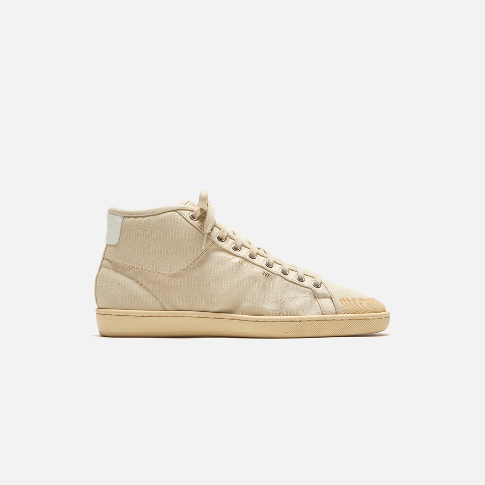 

Кроссовки Saint Laurent SL39 Mid Top Sneaker, бежевый