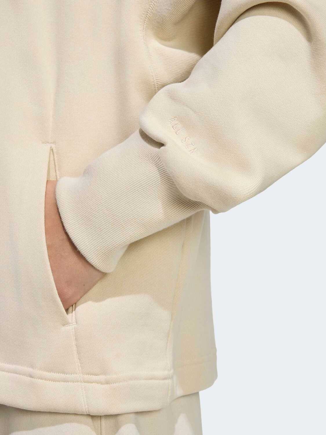 Adidas Sportswear Атлетическая худи на молнии 'ALL SZN' в бежевом цвете — фото 4