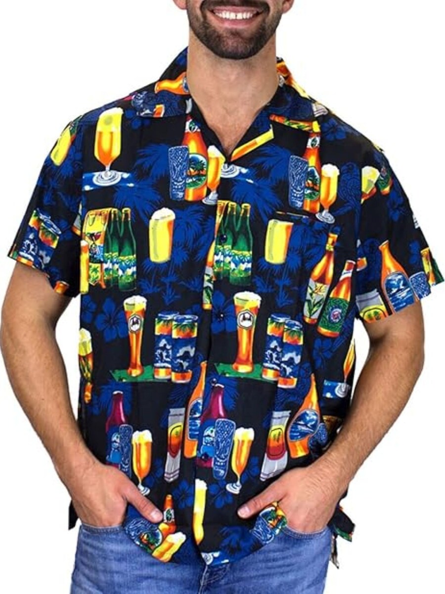 

Рубашка King Kameha Beerbottle, черный